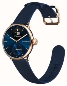 Withings ScanWatch 2 - Hybrid Smartwatch with ECG (38mm) Blue Hybrid Dial / Blue Silicone Watch HWA10-MODEL 6-ALL-INT