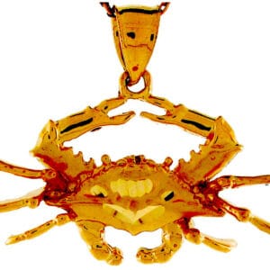 2.6cm Fishing Crab Maritime Cancer Zodiac Sign Charm Pendant