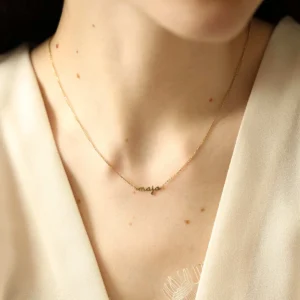 Minimalist Custom Necklace, Initial Necklace