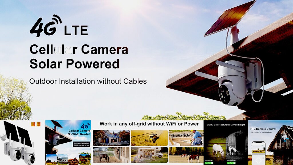 4G LTE Cellular Security Camera