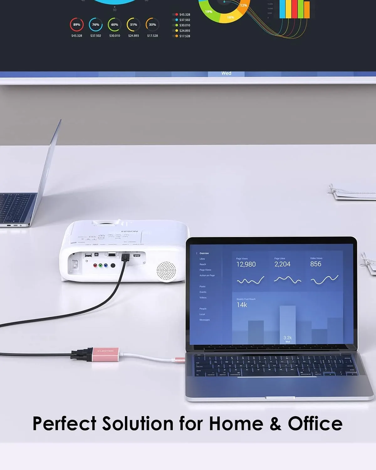 USB C to VGA Cable Adapter