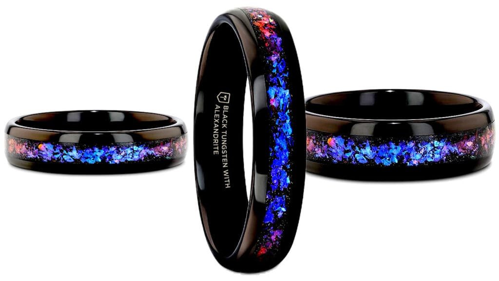 Black Tungsten Ring