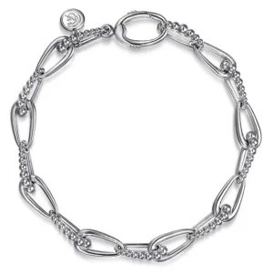 Product details Item Code TB4959-75SVJJJ Division Gabriel Silver Collection Bujukan Style Chain Metal Type 925 Silver