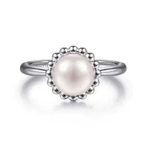 925 Sterling Silver Pearl Ring