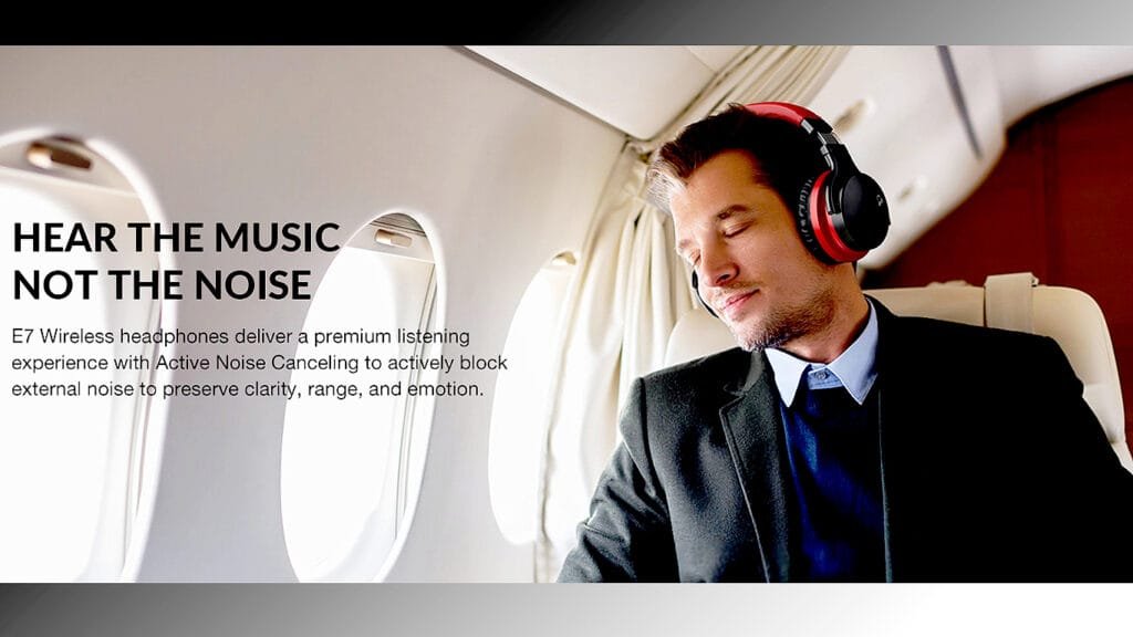 MOVSSOU E7 Active Noise Cancelling Headphones