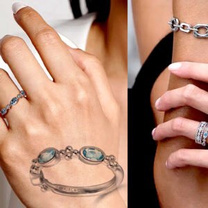 Product details Item Code LR52643SVJBTCopy Sku Division Gabriel Silver Collection Bujukan Style Stackable Metal Type 925 Silver Gemstone Blue Topaz