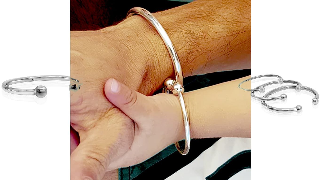 Silver bangles for men and women Classic Bangle