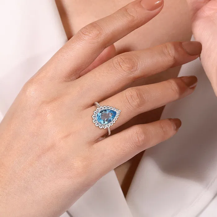 Blue Topaz Ring