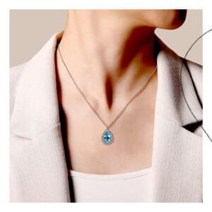 Teardrop Pendant Necklace