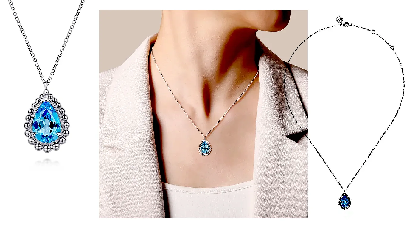 Teardrop Pendant Necklace