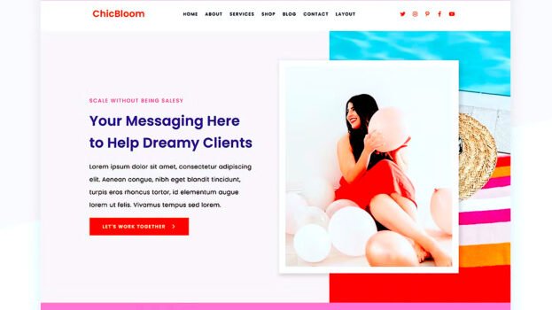 ChicBloom Elementor WordPress Theme