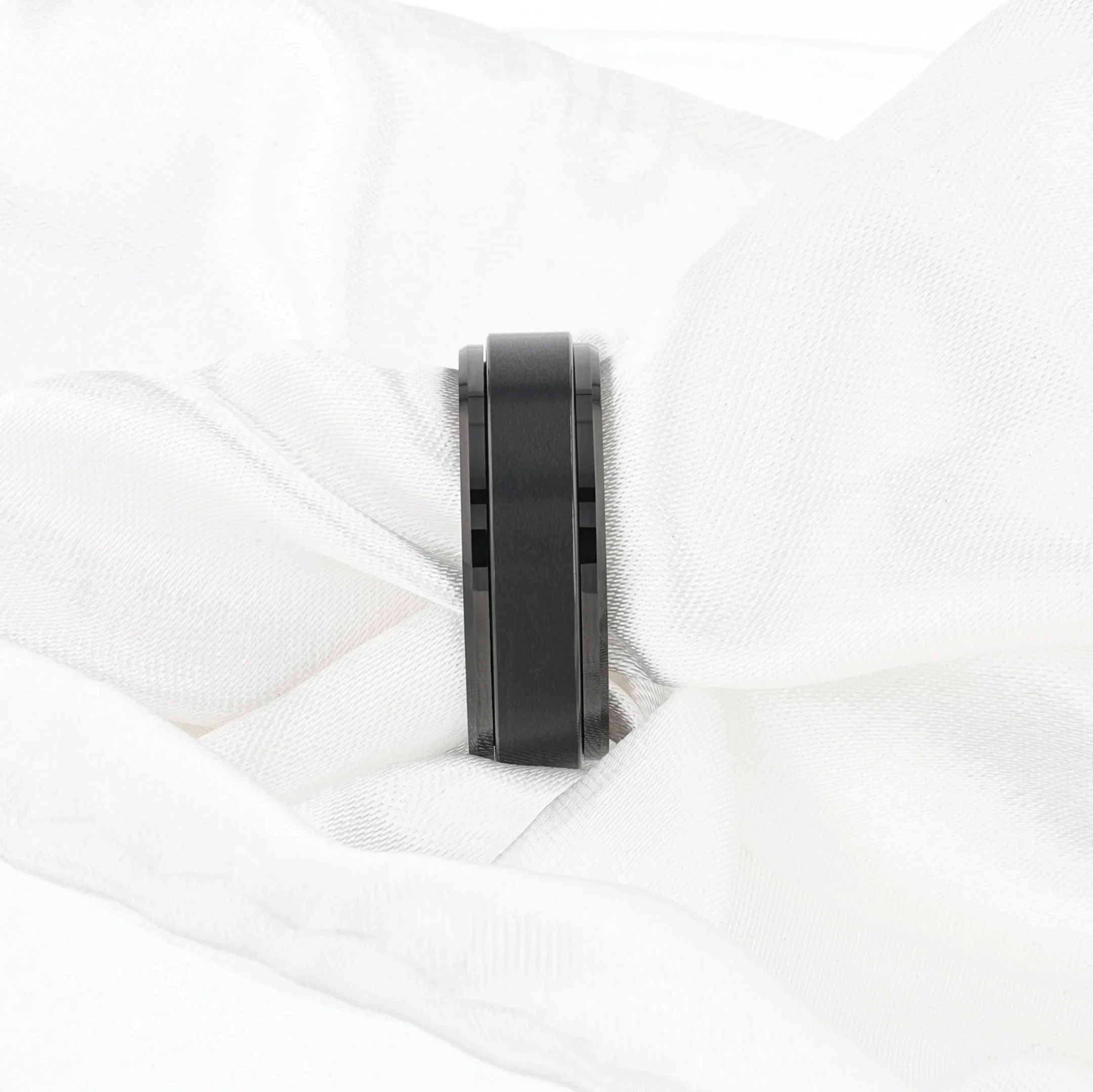 REVOLVE Black Tungsten Spinner Ring - Image 6