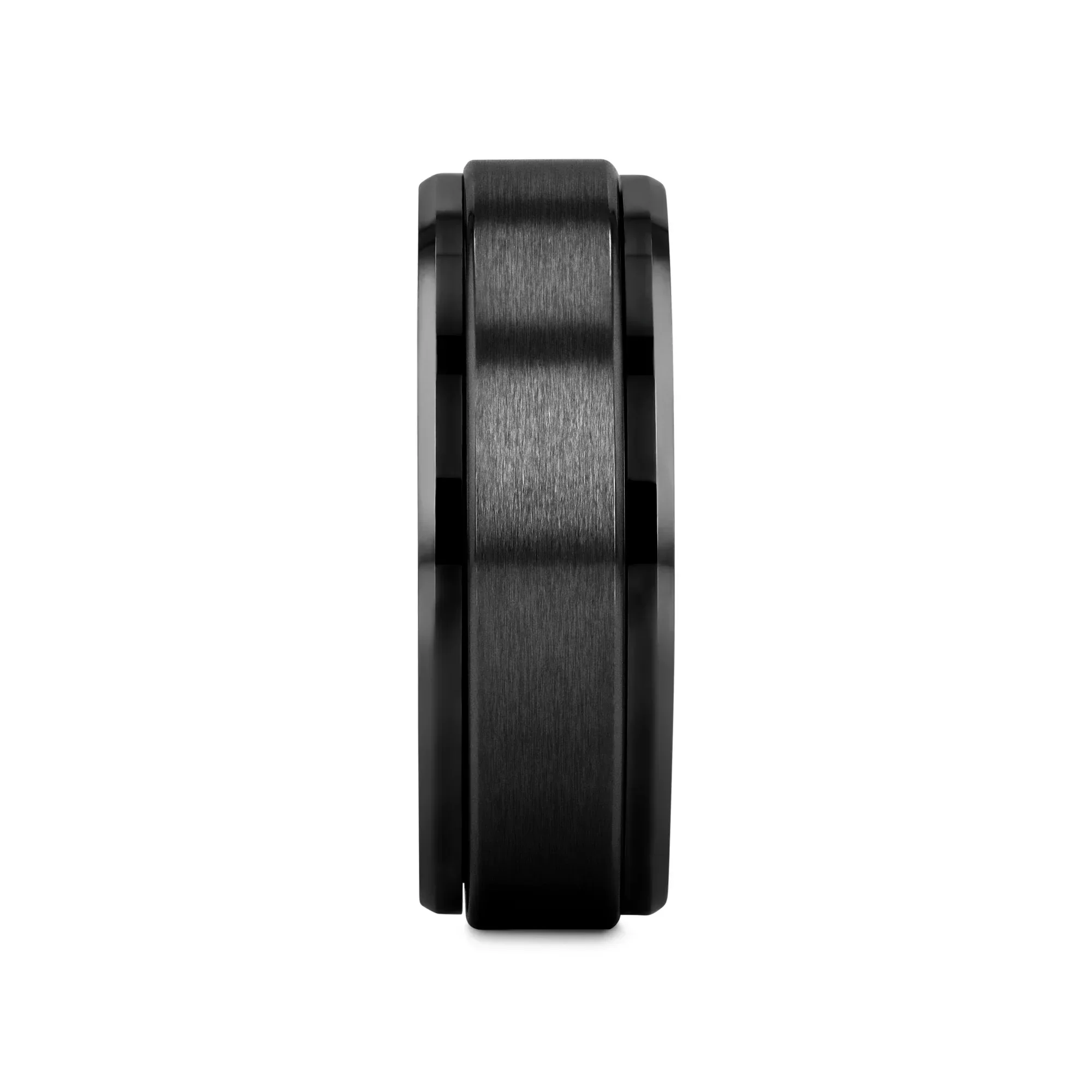 REVOLVE Black Tungsten Spinner Ring - Image 5