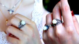 Branches Twist Inlaid Ring