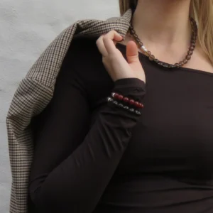 luz Red Agate Bracelet