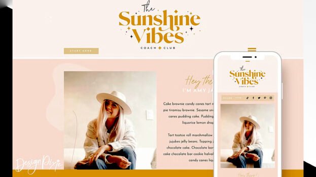 Wix Website Template Sunshine