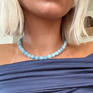 luz Aquamarine Necklace