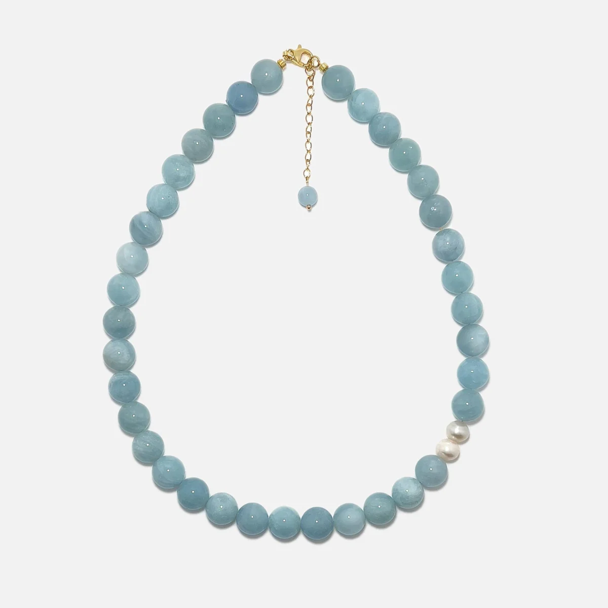 luz Aquamarine Necklace - Image 3