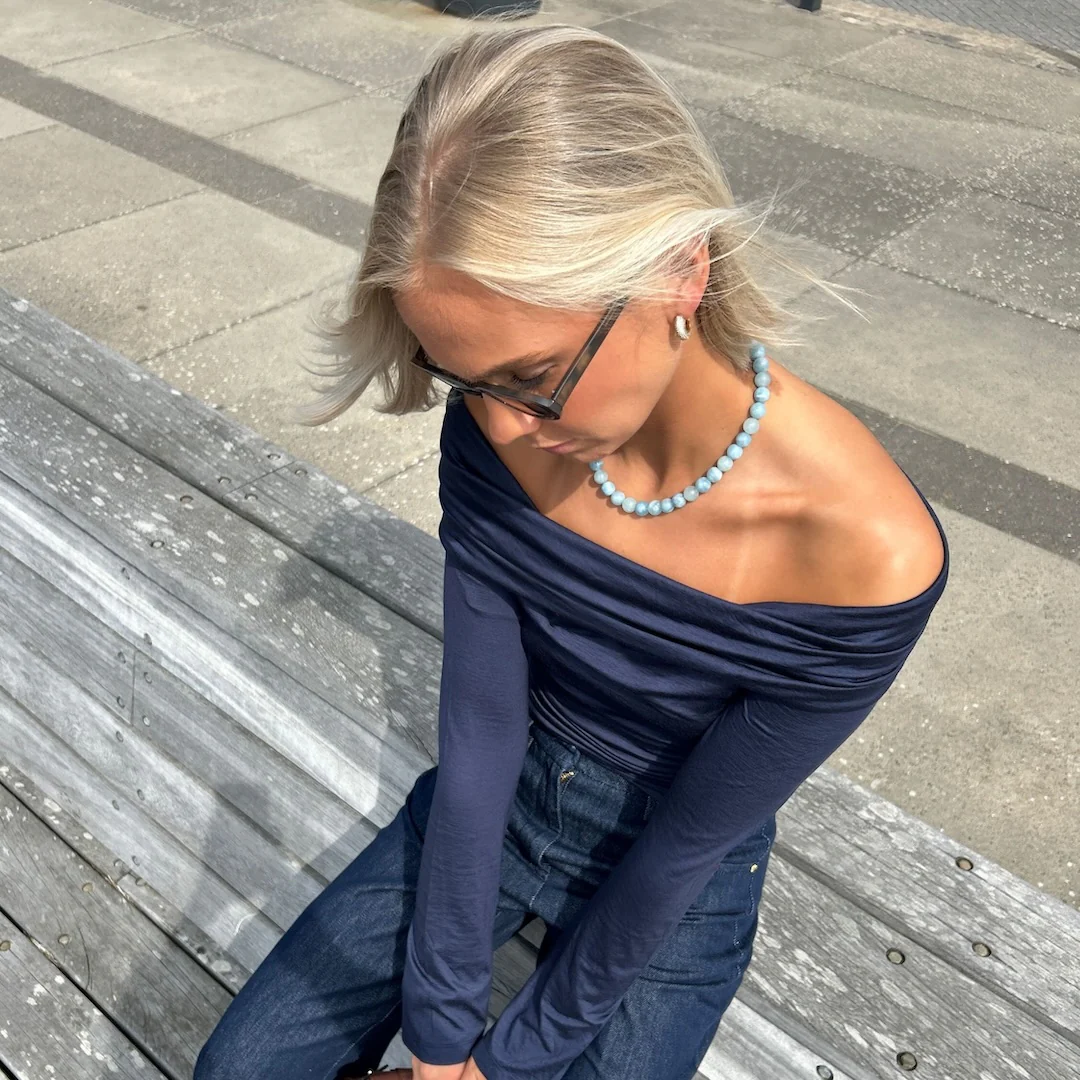 luz Aquamarine Necklace