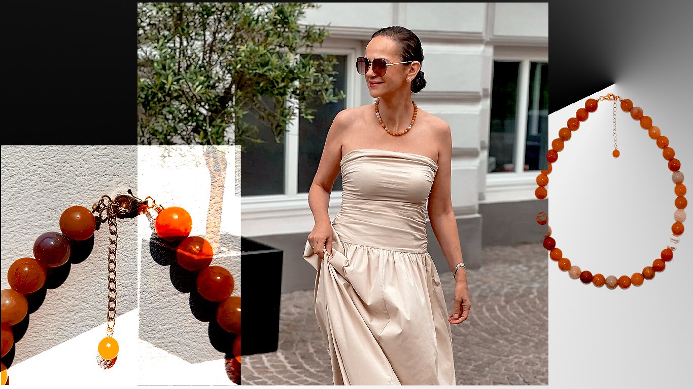 luz Yellow Aventurine Necklace