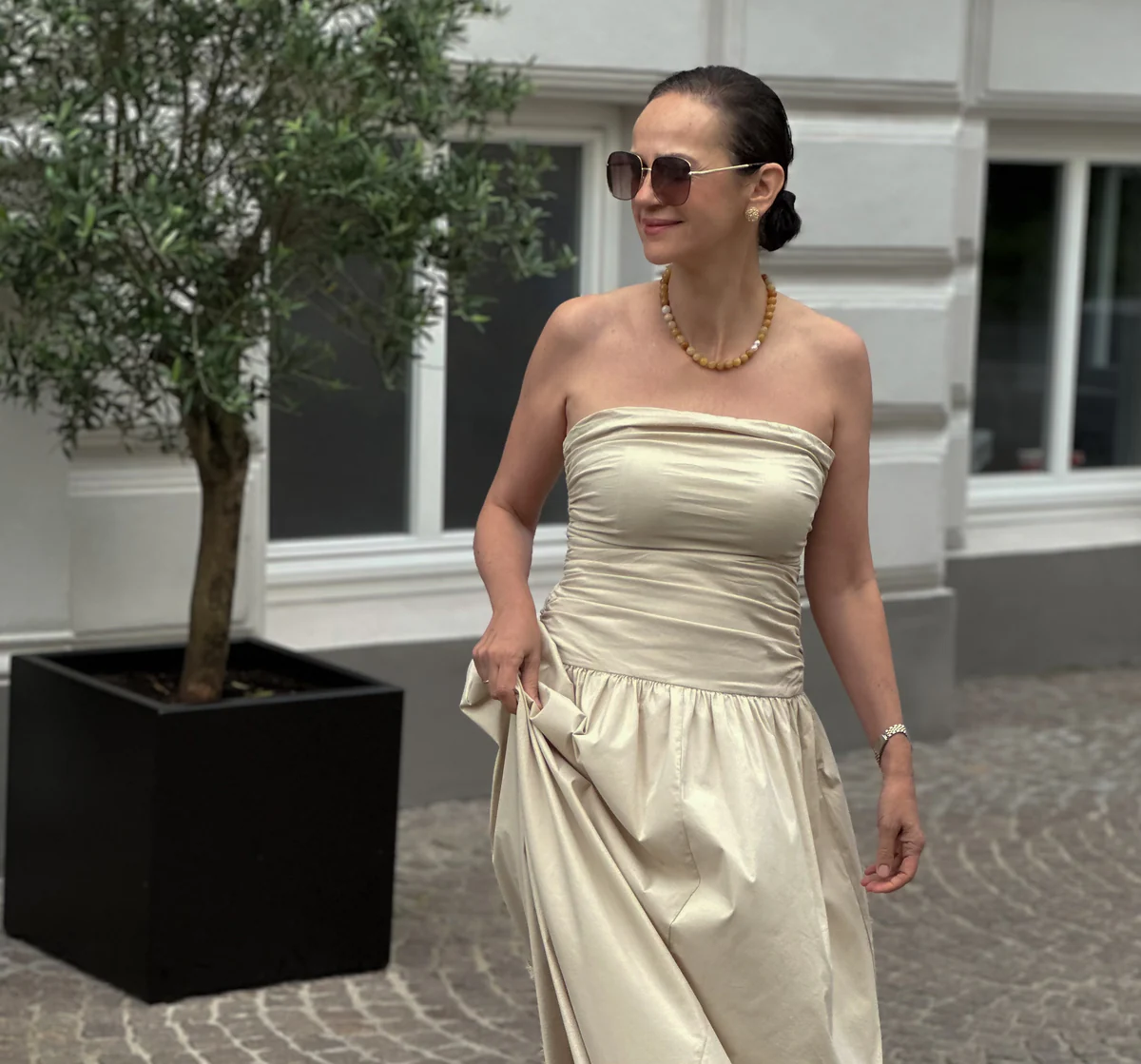 luz Yellow Aventurine Necklace