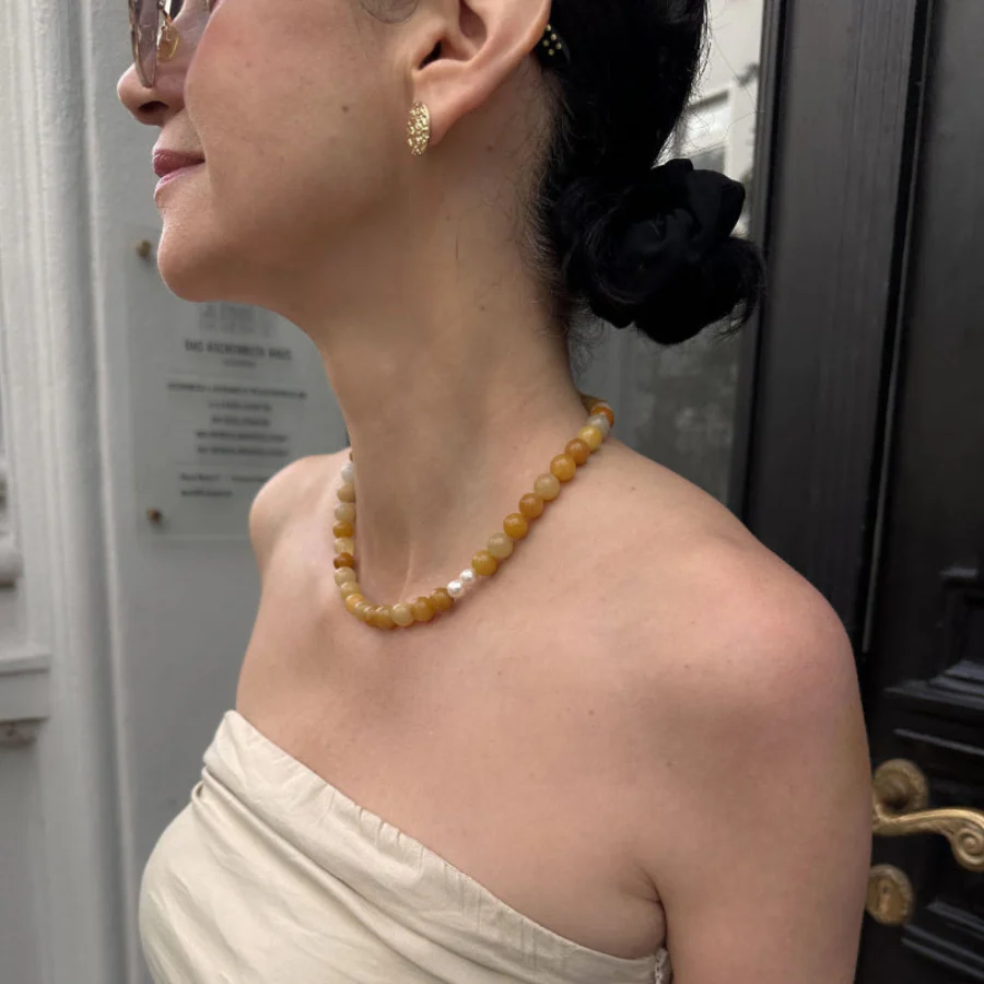 luz Yellow Aventurine Necklace - Image 3