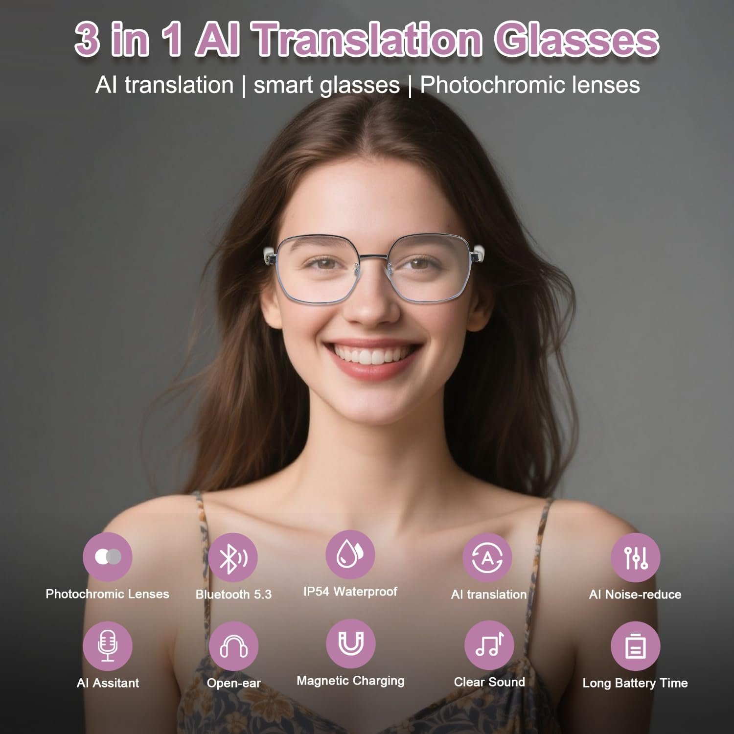 Al Smart Glasses for Women - Image 2