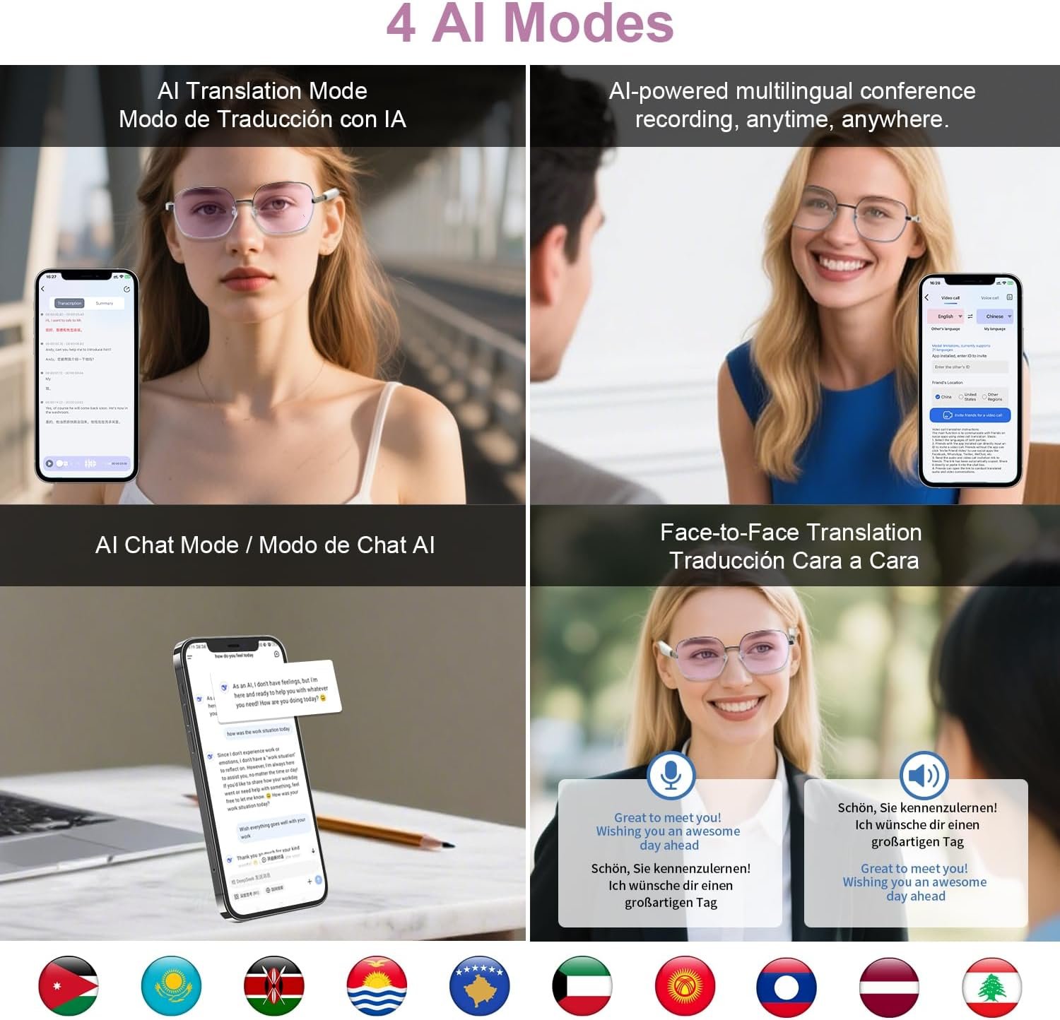 Al Smart Glasses for Women - Image 4