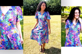 Gayle Floral Ombre Print Midi Dress