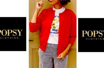 Red Fine Knit Cardigan