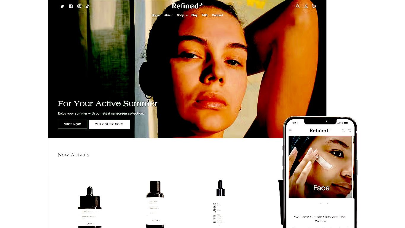 Refined - Cosmetic Shopify Theme
