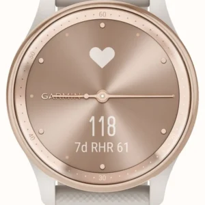 Garmin Vivomove Trend Peach Gold Stainless Steel Bezel