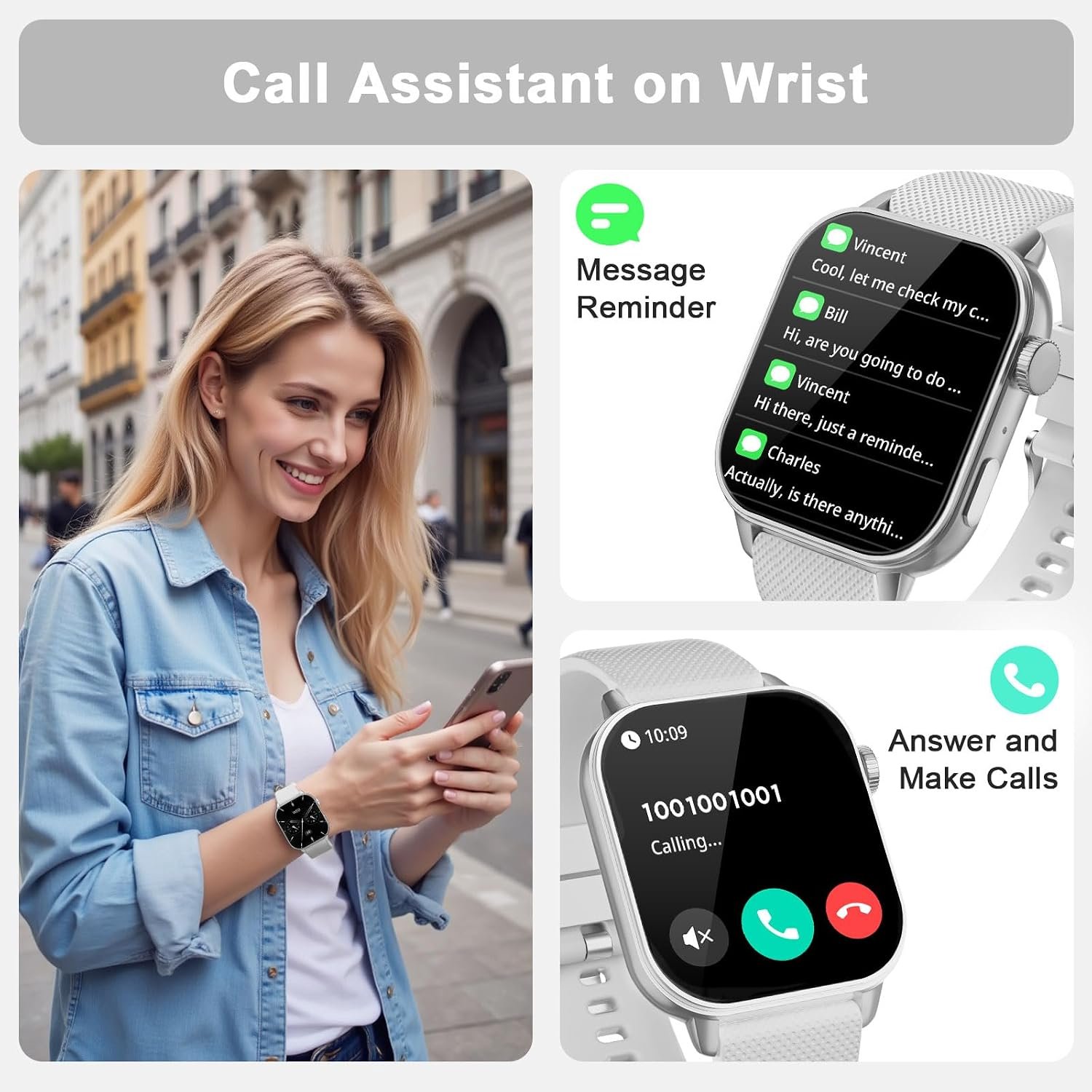 MFVLP Smart Watch for Men Women - Image 7