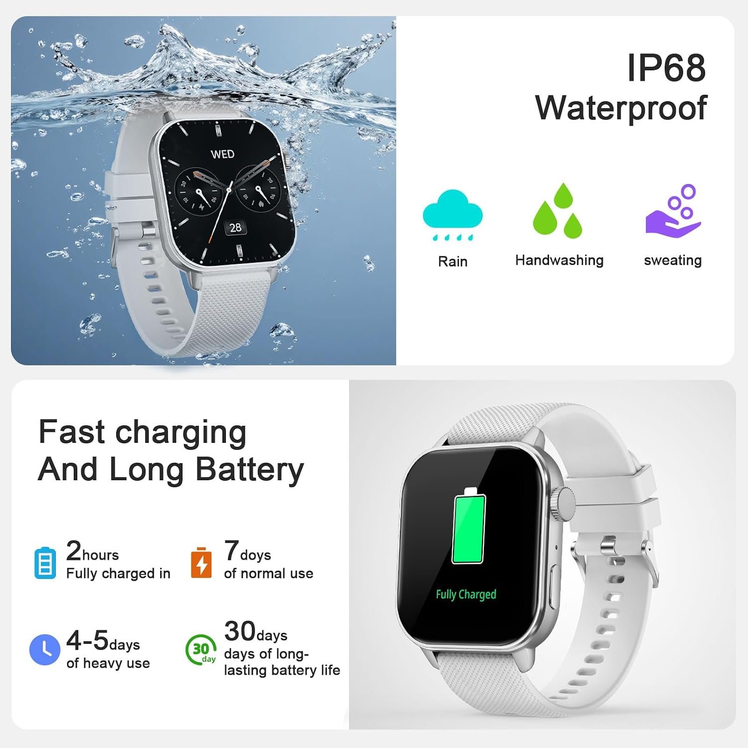 MFVLP Smart Watch for Men Women - Image 3