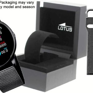 Lotus SmarTime | Women's | Black PVD Mesh + Free Strap