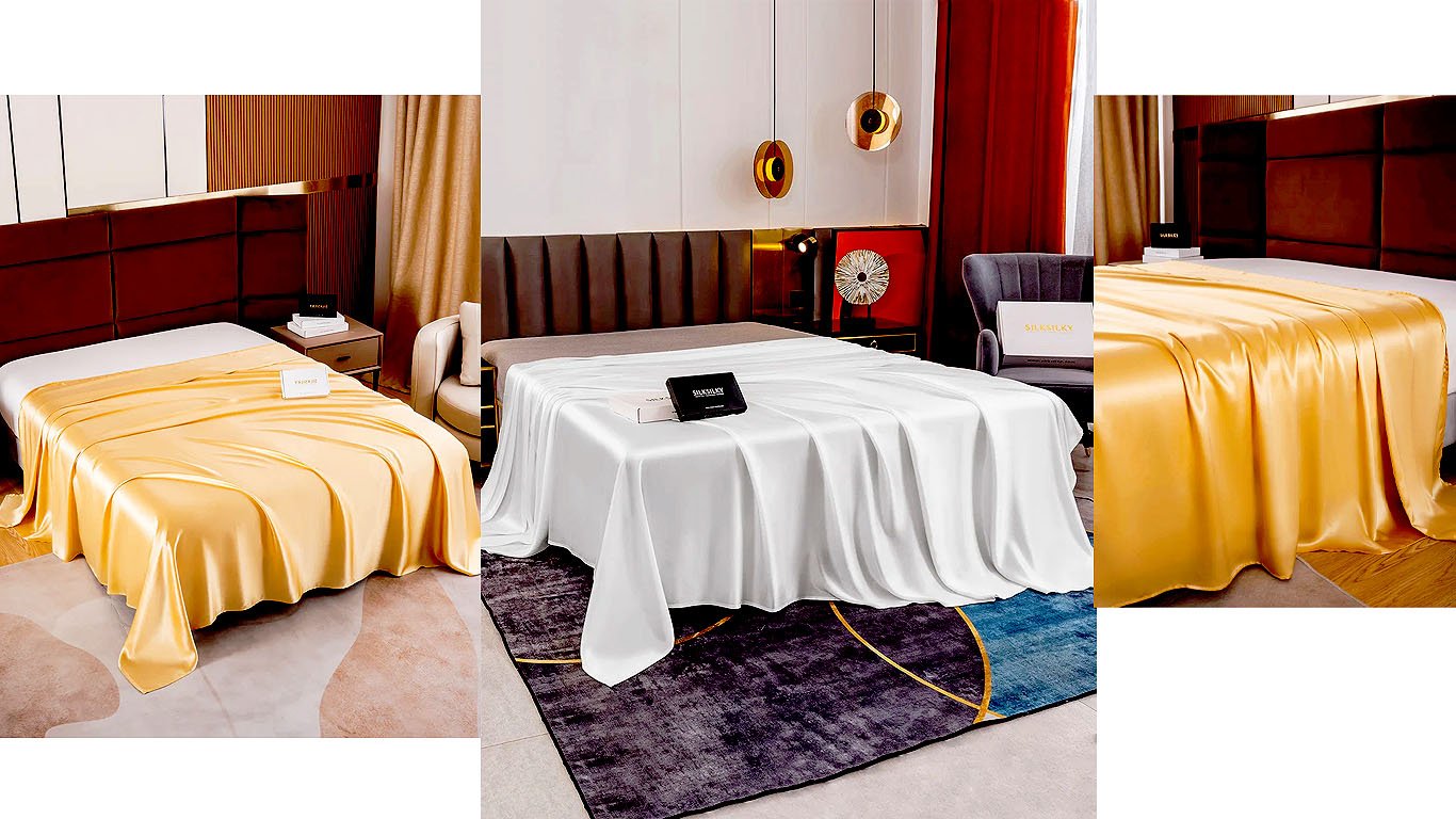 SilkLuxe™ 19Momme Mulberry Silk Seamless Flat Sheet