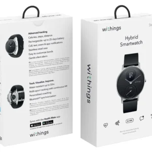 Withings ScanWatch 2 – Hybrid Smartwatch with ECG (38mm) Blue Hybrid Dial / Blue Silicone Watch