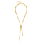 Structure Y-Necklace Gold