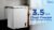 Midea 3.5 Cubic Feet Chest Freezer, Cu.ft-Convertible