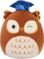 Squishmallows Original 12-Inch Arella Brown Owl with Graduation Cap
