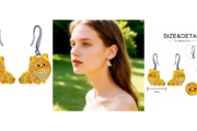 925 Sterling Silver Dog Dangle Earrings for Women