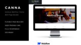 Canna | Multiuse Webflow Template With Page Builder