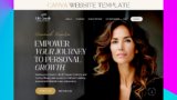 Coaching Website Template Canva Site