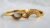 Gold curved lace band, gold matching band – Ready to Ship