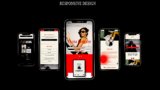 Red Squarespace website template